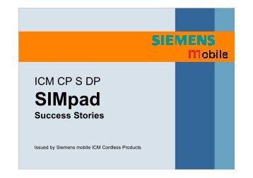 SIMpad Success Stories - PDAClub