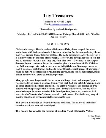 toy treasures - arvind gupta (60 kb doc)