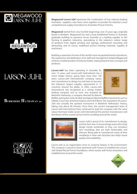 Moulding Catalogue - Megawood Larson-Juhl