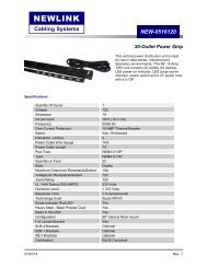 NEW-0516120 - Newlink Cabling Systems