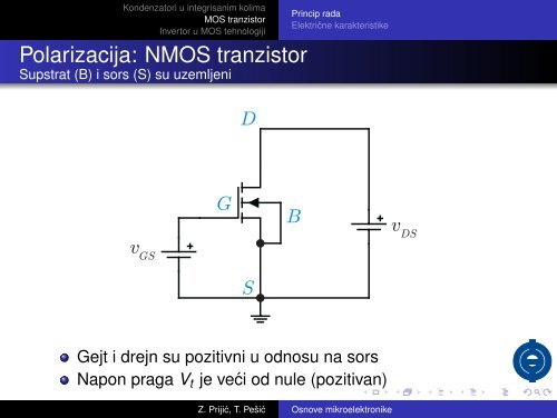 Osnove mikroelektronike - Elektronski fakultet Nis