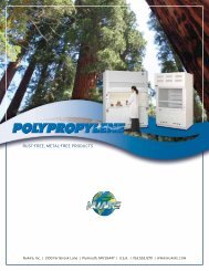 rUST-Free, MeTAL-Free ProDUcTS - APEX Laboratory Equipment ...