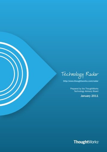 Technology Radar - ThoughtWorks