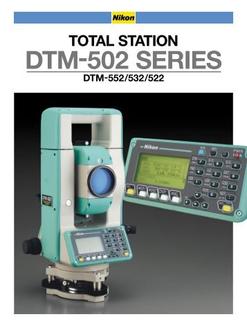 total station dtm-502 series - Instrumetrix