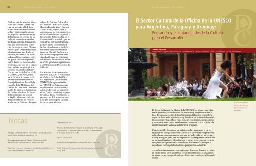 Cultura y Desarrollo No. 7 - Campus Euroamericano de ...