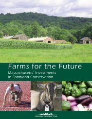 Farms for the Future: Massachusetts - American Farmland Trust