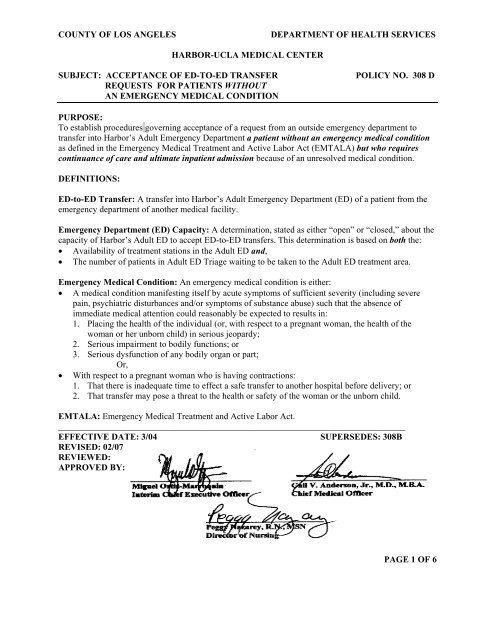 Acceptance Of Ed To Ed Transfer Pol Harbor Ucla Dem