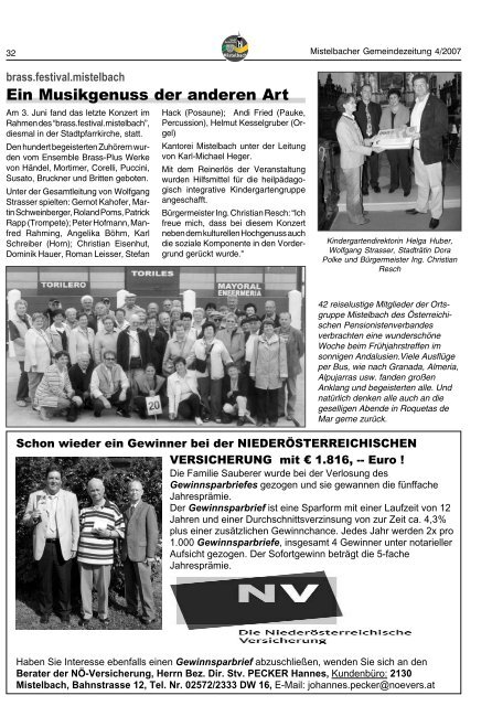 Gemeindezeitung 2007/4 - Mistelbach