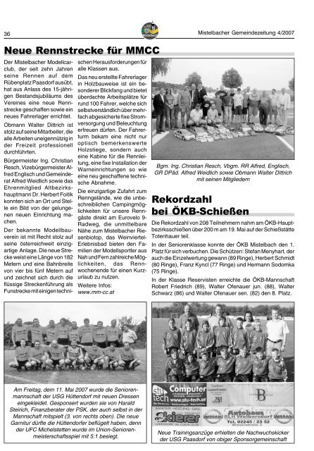 Gemeindezeitung 2007/4 - Mistelbach