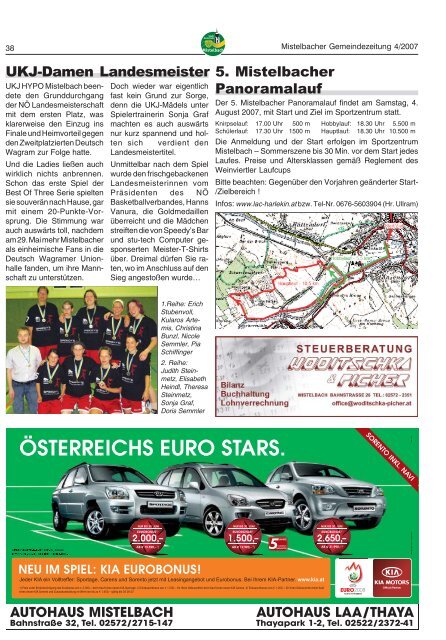 Gemeindezeitung 2007/4 - Mistelbach