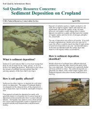 Sediment Deposition on Cropland - NRCS Soils - US Department of ...