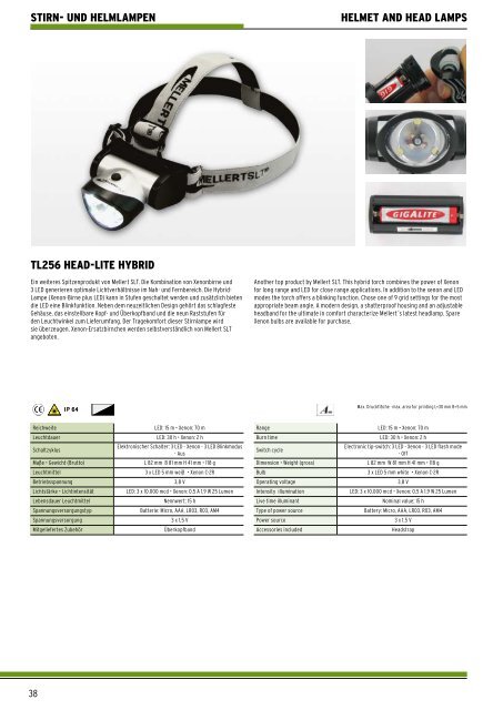 Produktkatalog Product Catalogue Wir machen Licht We create light