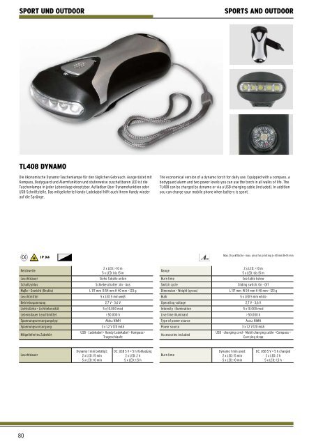 Produktkatalog Product Catalogue Wir machen Licht We create light