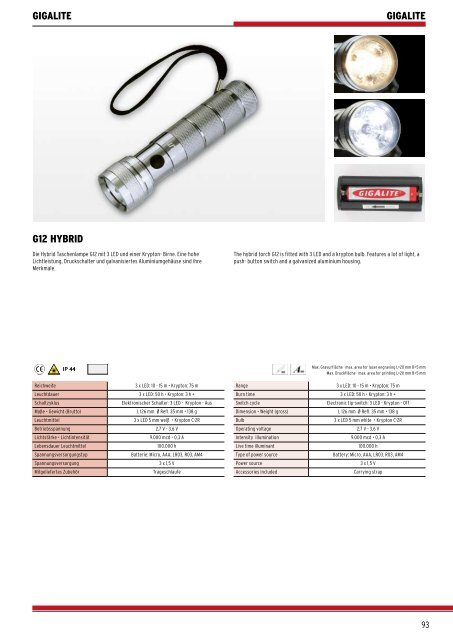 Produktkatalog Product Catalogue Wir machen Licht We create light