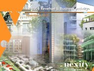 9M 2008 Revenue & Business activity - Nexity