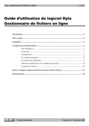 Hyla, gestionnaire de fichiers au format Pdf - Dsfc