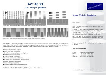 AZ® 40 XT - MicroChemicals
