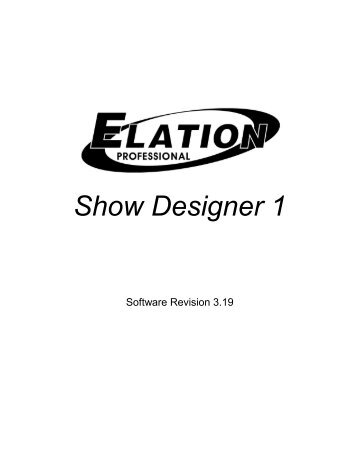 Show Designer 1 User Manual v3.19 (pdf)