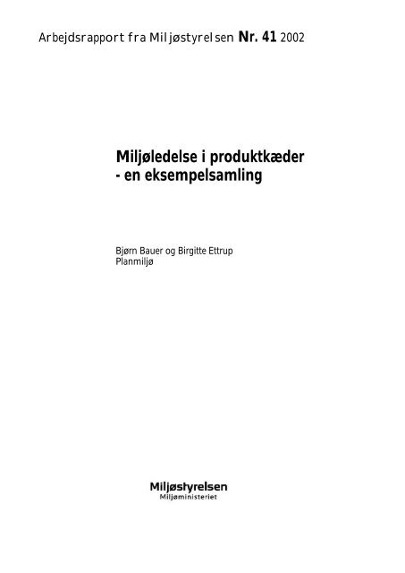 PDF-format - MiljÃ¸styrelsen