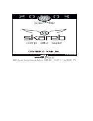 Manitou 2003 Skareb Service Manual - Spoke N' Word Cycles