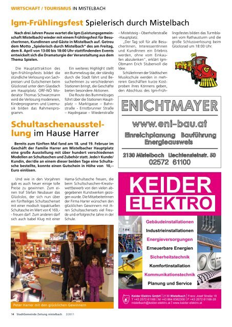 Gemeindezeitung 2011/2 (9,92 MB) - Mistelbach