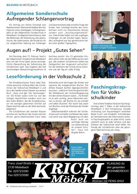 Gemeindezeitung 2011/2 (9,92 MB) - Mistelbach