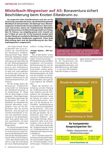 Gemeindezeitung 2011/2 (9,92 MB) - Mistelbach