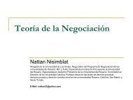 Teoría de la Negociación - Nisimblat Abogados