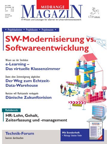 Der Weg zum Echtzeit- Data-Warehouse - Midrange Magazin