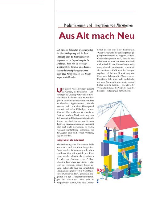 Der Weg zum Echtzeit- Data-Warehouse - Midrange Magazin