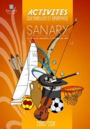 Programme des activitÃ©s culturelles 2010-2011 - Sanary-sur-Mer