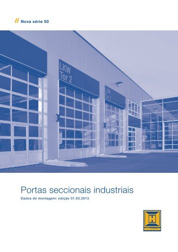 Portas seccionais industriais BR50 - Hormann