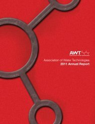 AWT Annual Report - Association of Water Technologies