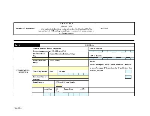 Fema Forms CA. Anshuman Chaturvedi 23June 12