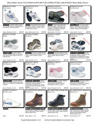 Mike's Better Shoes**FOOTWEAR SUPPLIER FOR CORRECTIONAL