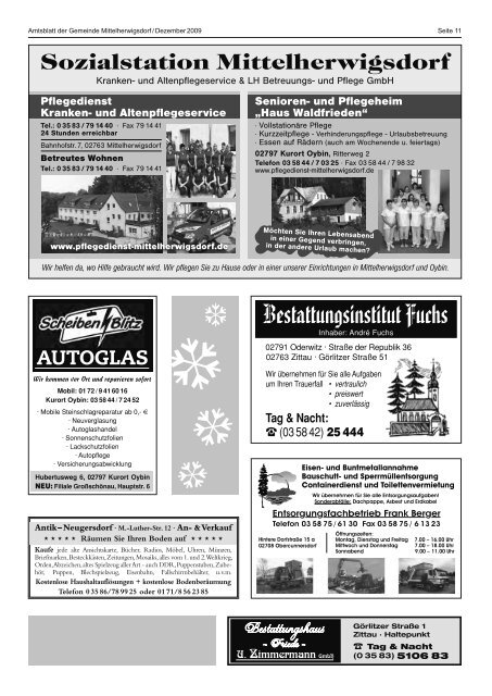 Amtsblatt Dezember - Mittelherwigsdorf