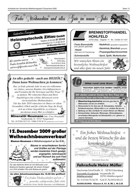 Amtsblatt Dezember - Mittelherwigsdorf