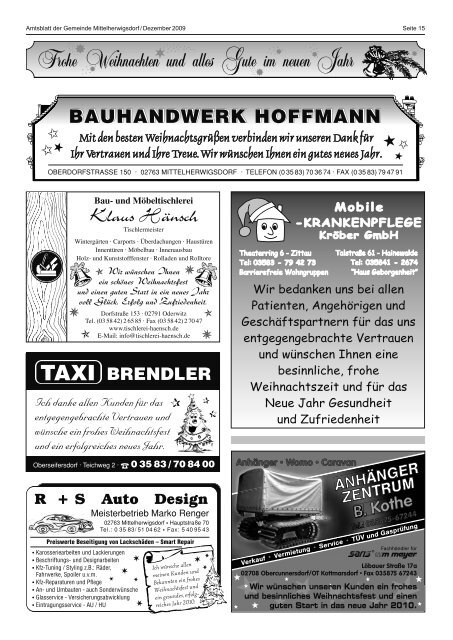 Amtsblatt Dezember - Mittelherwigsdorf