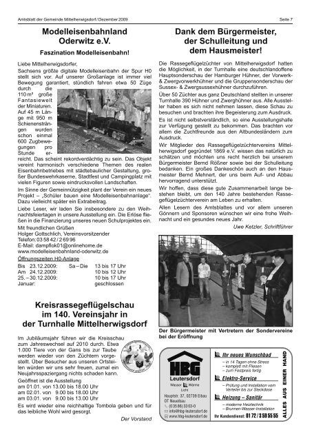 Amtsblatt Dezember - Mittelherwigsdorf