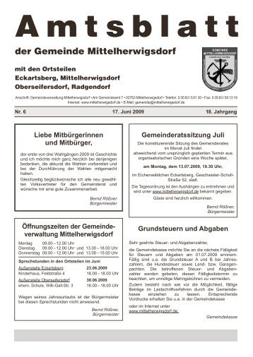 Mhd. Amtsblatt - Mittelherwigsdorf