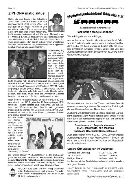 Amtsblatt Dezember - Mittelherwigsdorf