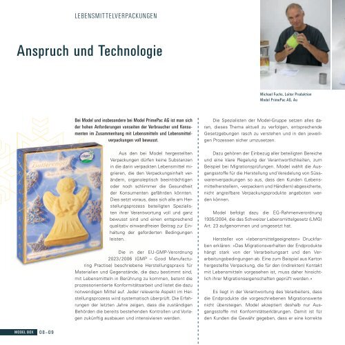 Spezialisten - Model Holding AG