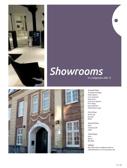 Showrooms in Lindgreens Allé 12 - modebranchen.NU