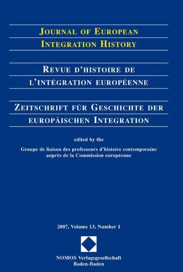 2007, Volume 13, N°1 - Centre d'études et de recherches ...