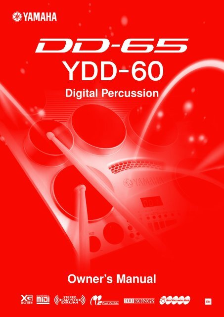 DD-65/YDD-60 Owner's Manual - zZounds.com