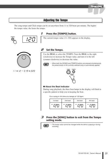 DD-65/YDD-60 Owner's Manual - zZounds.com