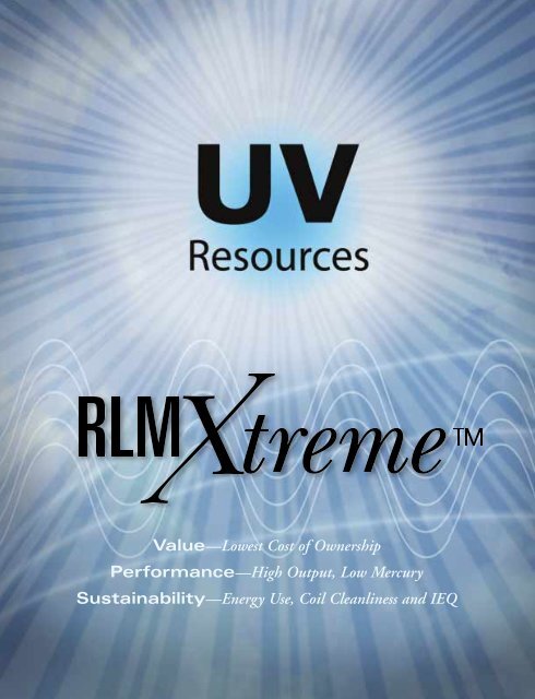 RLMXtreme UV Light submittal - Dectron International, Inc.