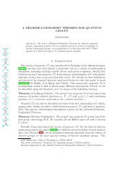 A Delorme-Guichardet Theorem for quantum groups - Hausdorff ...