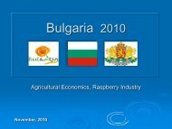 Bulgarian Raspberry Industry