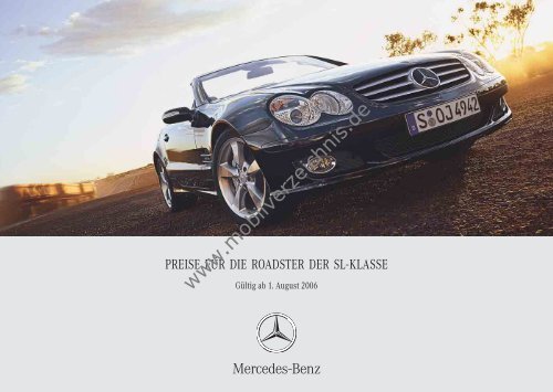 Preisliste Mercedes-Benz SL, 8/2006 - mobilverzeichnis.de